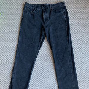 Everlane Slim 4-Way Stretch Organic Jeans - Uniform - Washed Black